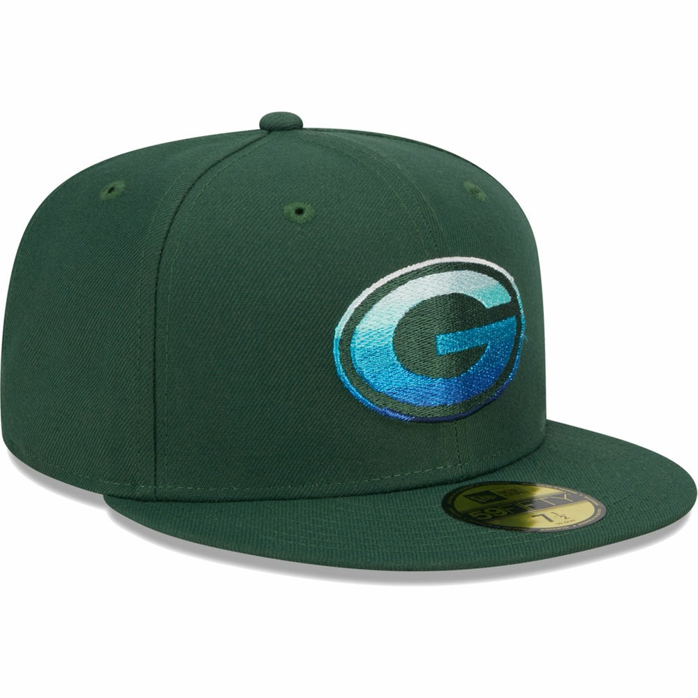 Green Bay Packers New Era Gradient 59FIFTY Fitted Hat