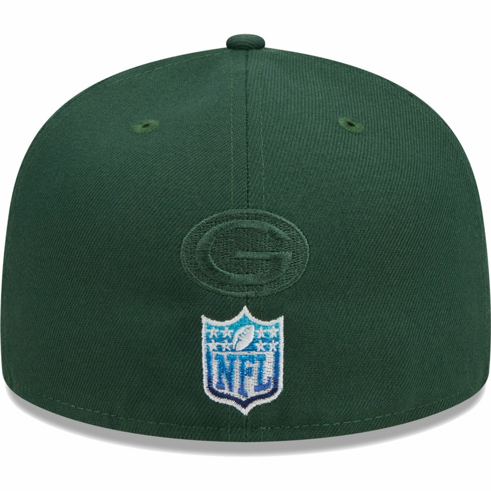 Green Bay Packers New Era Gradient 59FIFTY Fitted Hat