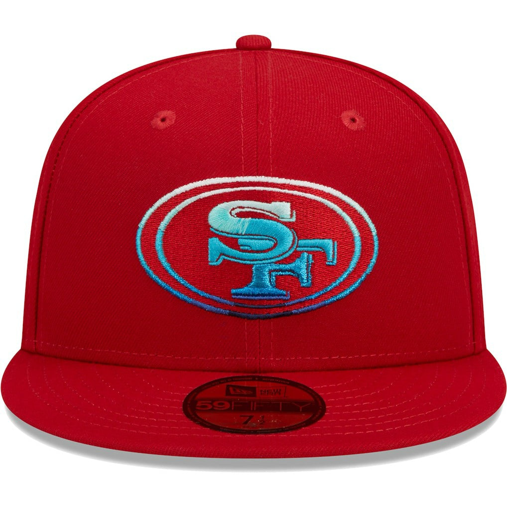 San Francisco 49ers New Era Gradient 59FIFTY Fitted Hat