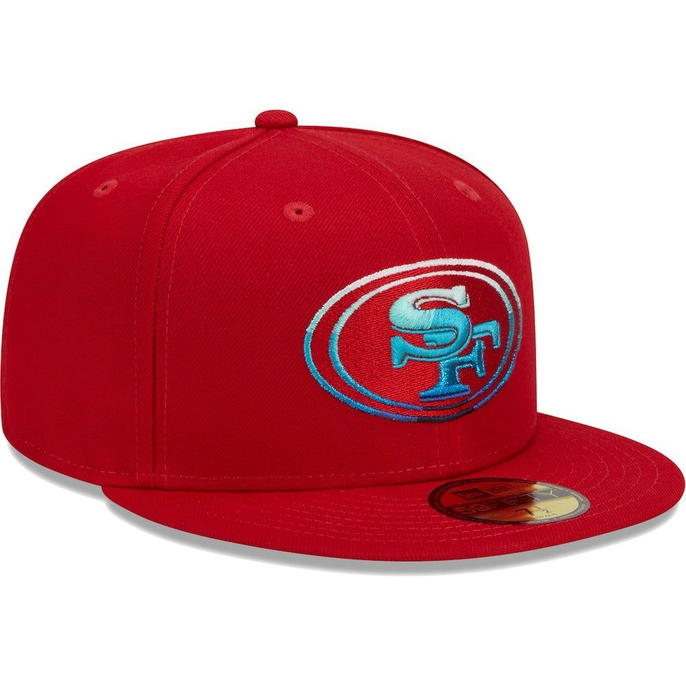 San Francisco 49ers New Era Gradient 59FIFTY Fitted Hat