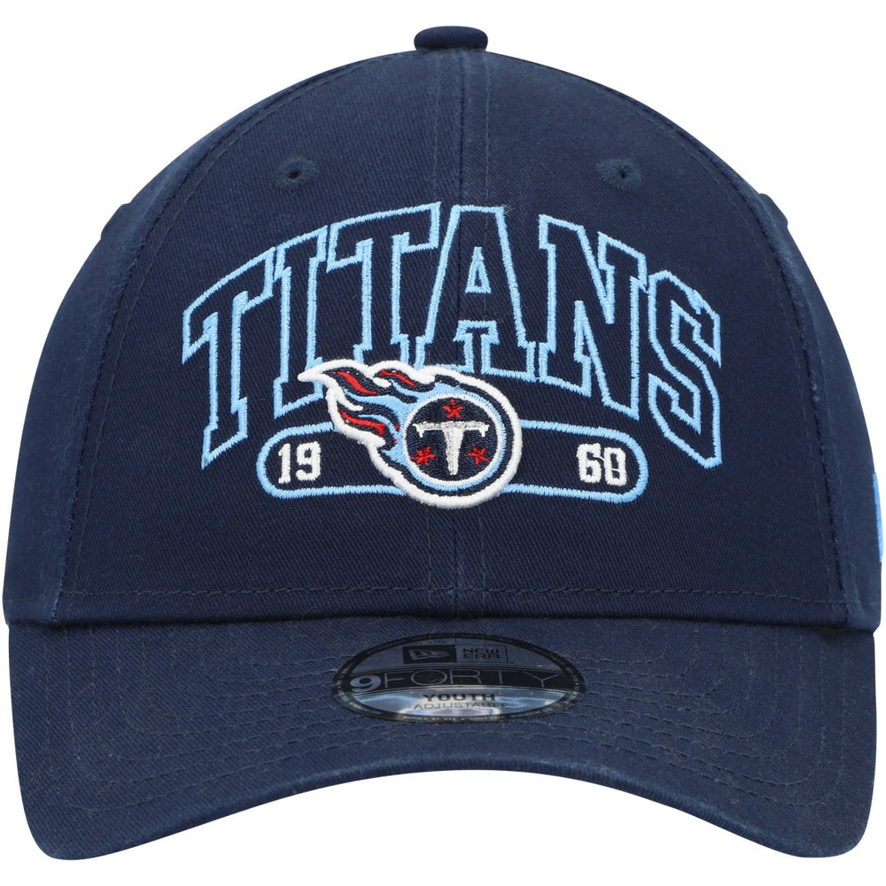 Tennessee Titans New Era Youth Outline 9FORTY Adjustable Hat