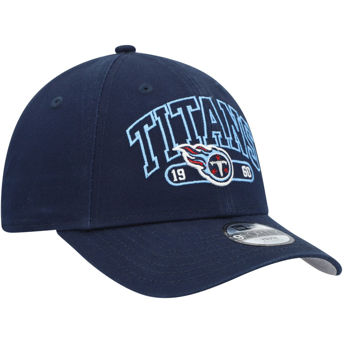 Tennessee Titans New Era Youth Outline 9FORTY Adjustable Hat