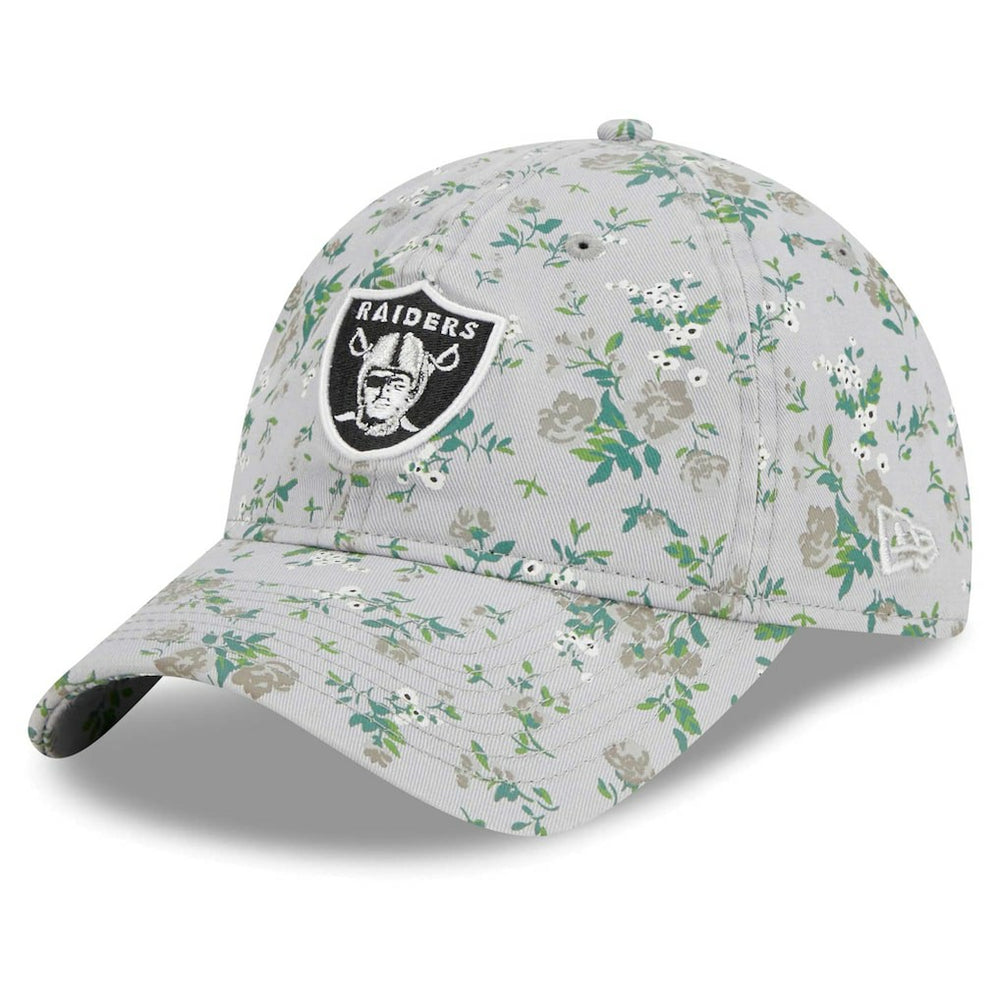 Las Vegas Raiders New Era Girls Youth Bouquet 9TWENTY Adjustable Hat