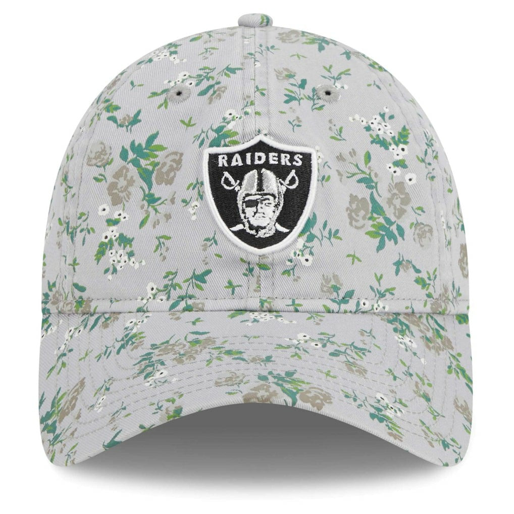 Las Vegas Raiders New Era Girls Youth Bouquet 9TWENTY Adjustable Hat