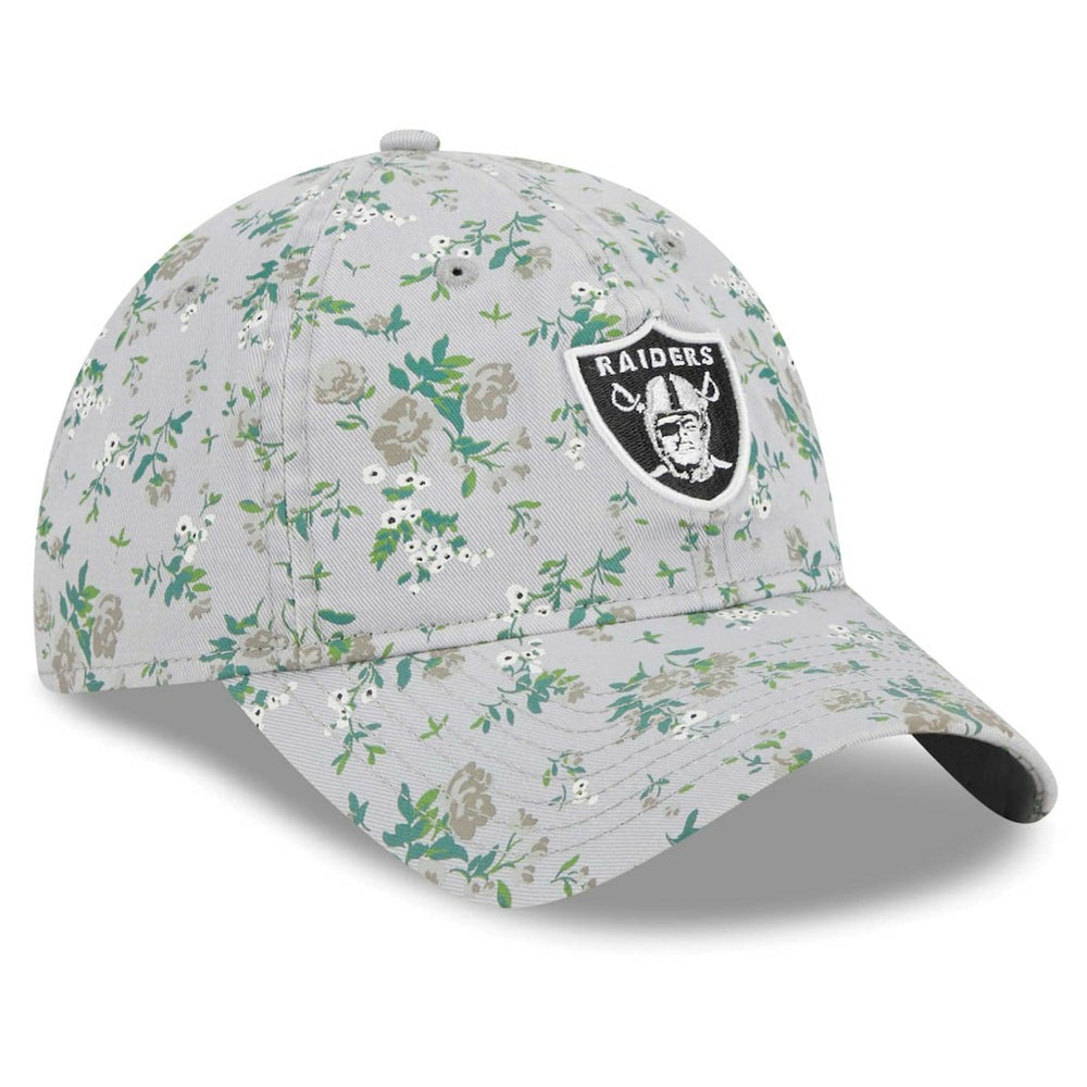 Las Vegas Raiders New Era Girls Youth Bouquet 9TWENTY Adjustable Hat