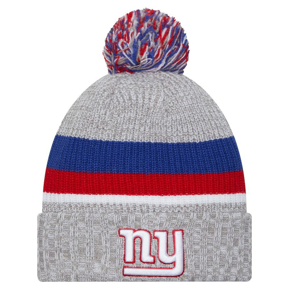 New York Giants New Era Youth Cuffed Knit Hat with Pom