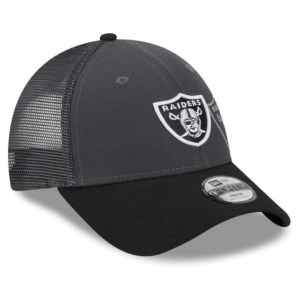 Las Vegas Raiders New Era Preschool Reflect 9FORTY Adjustable Hat