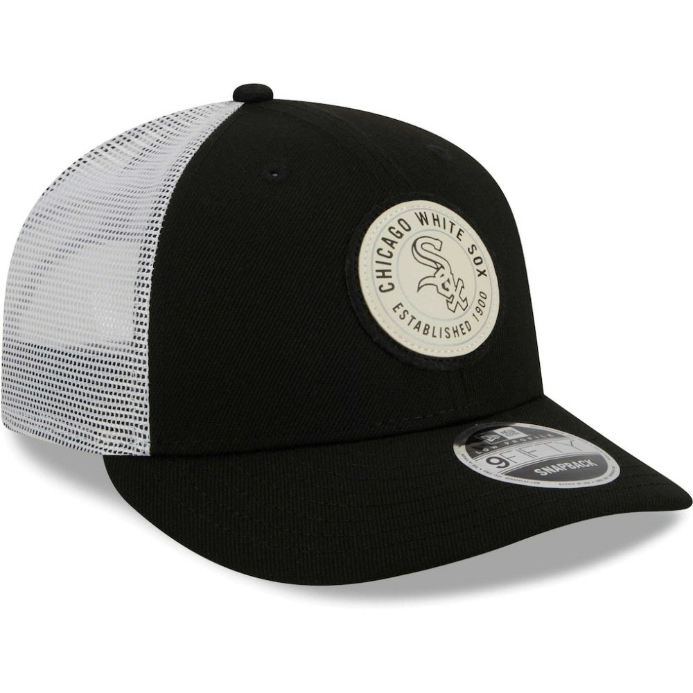 Chicago White Sox New Era Circle Trucker Low Profile 9FIFTY Snapback Hat | MLB Online
