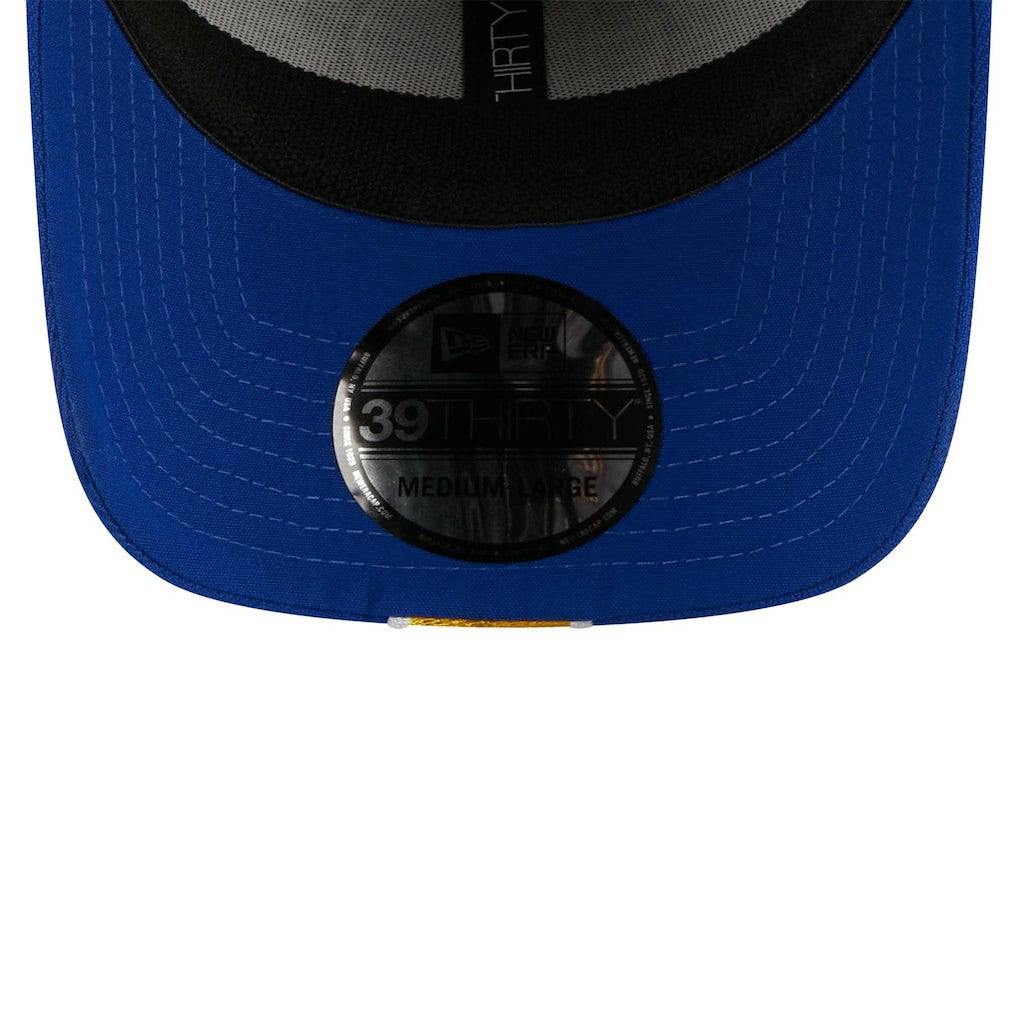 Golden State Warriors Striped 39THIRTY Flex Hat sale On Sale