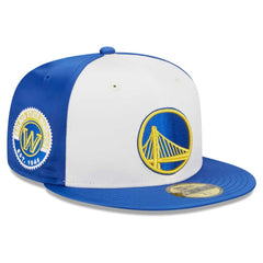 Golden State Warriors Throwback Satin 59FIFTY Fitted Hat sale For Sale