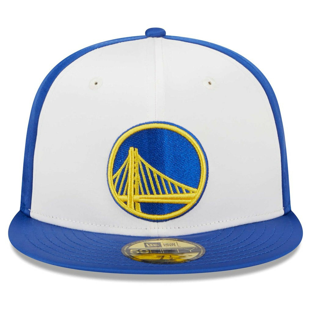 Golden State Warriors Throwback Satin 59FIFTY Fitted Hat sale For Sale