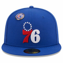 Philadelphia 76ers Chainstitch Logo Pin 59FIFTY Fitted Hat Discount