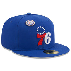 Philadelphia 76ers Chainstitch Logo Pin 59FIFTY Fitted Hat Discount