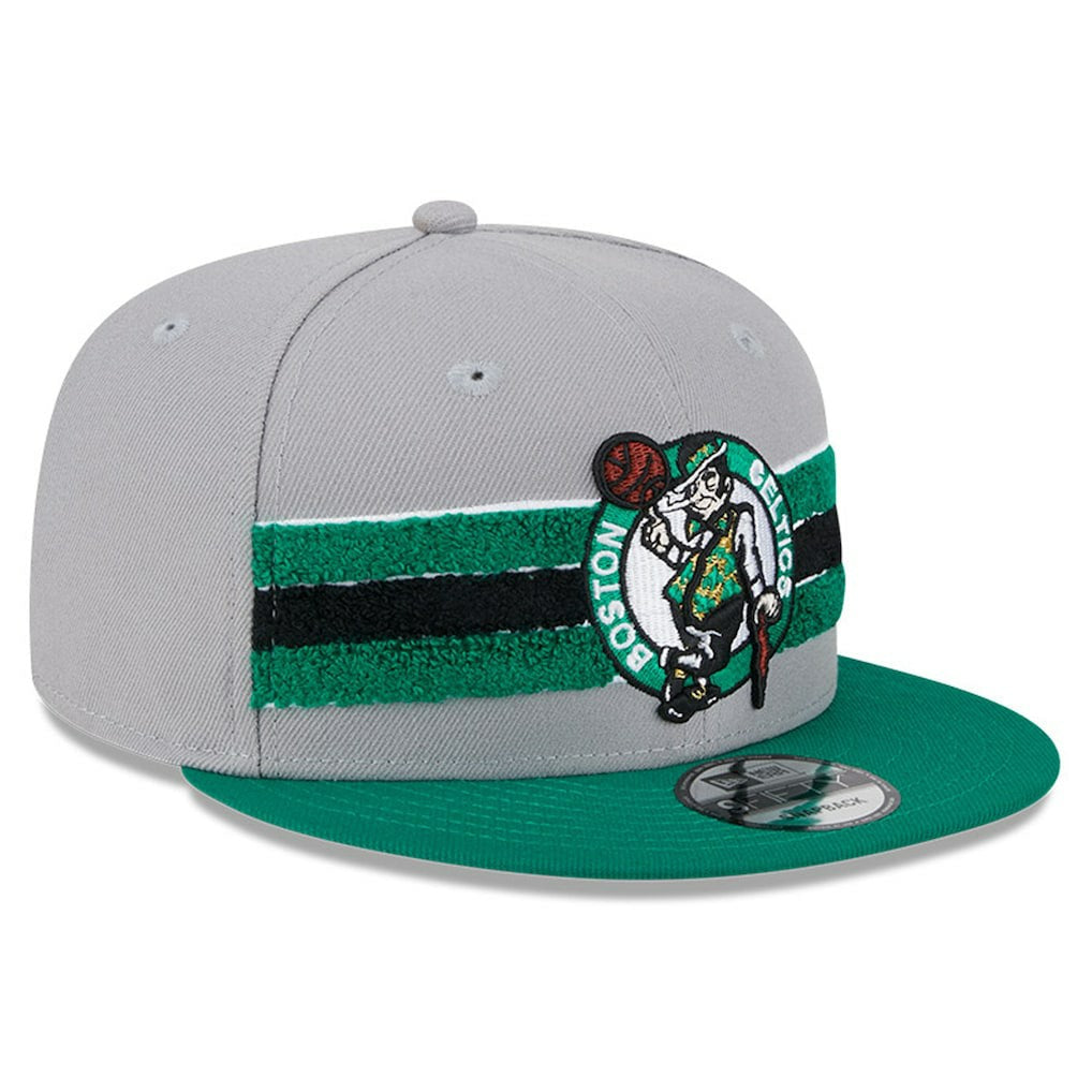 Boston Celtics Chenille Band 9FIFTY Snapback Hat New