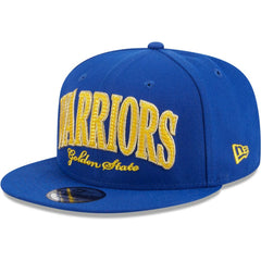 Golden State Warriors Golden Tall Text 9FIFTY Snapback Hat sale On Sale