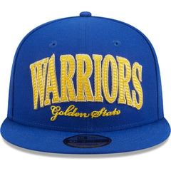 Golden State Warriors Golden Tall Text 9FIFTY Snapback Hat sale On Sale