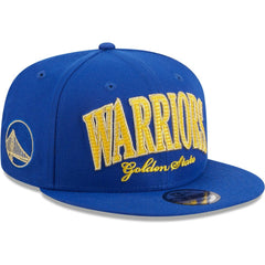 Golden State Warriors Golden Tall Text 9FIFTY Snapback Hat sale On Sale