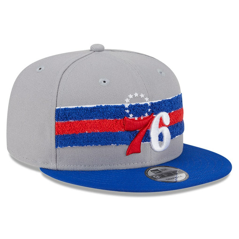 Philadelphia 76ers Chenille Band 9FIFTY Snapback Hat On Sale