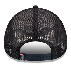 Boston Red Sox New Era Stacked A-Frame Trucker 9FORTY Adjustable Hat | MLB US