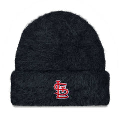 St. Louis Cardinals New Era Women's Fuzzy Cuffed Knit Hat | MLB Shop