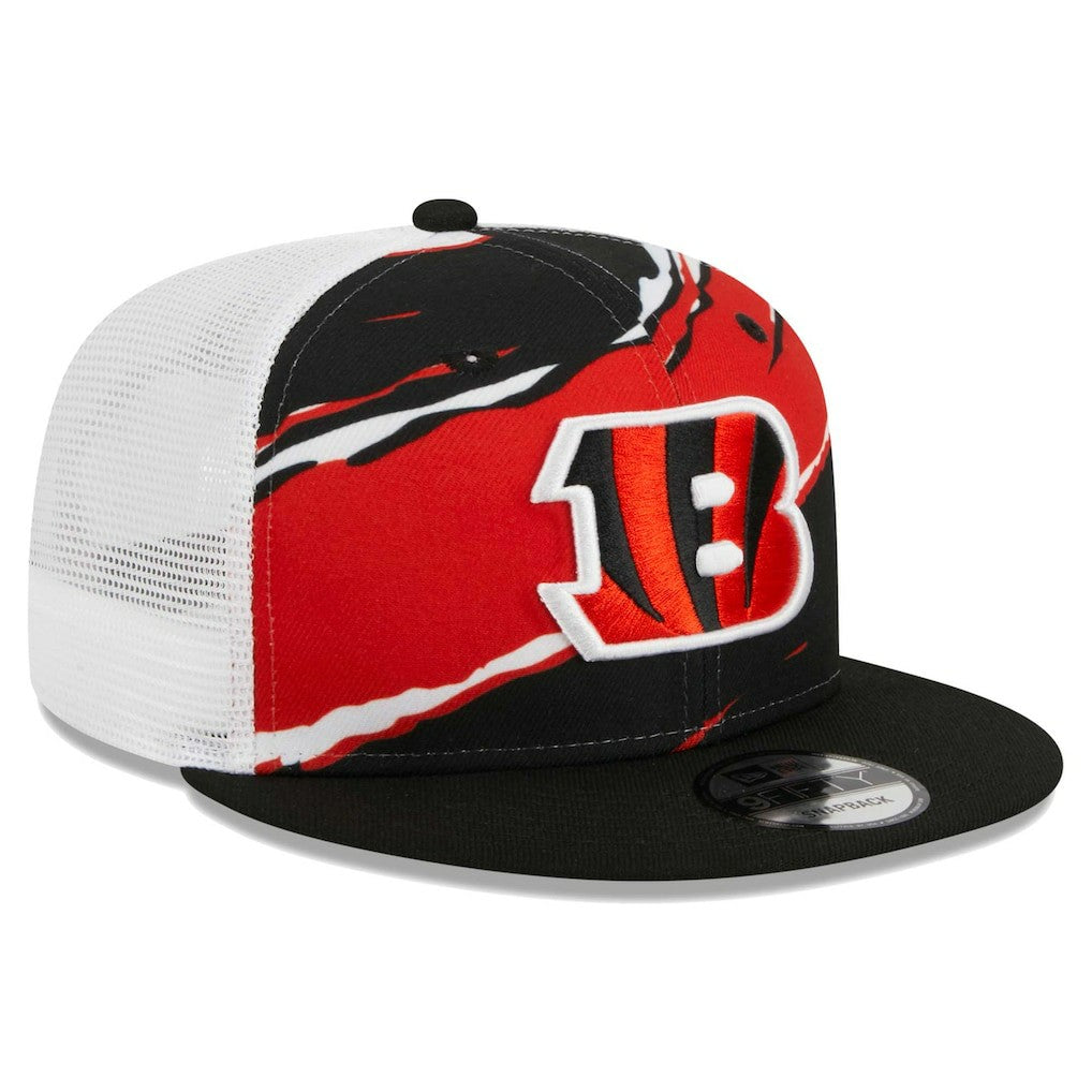 Cincinnati Bengals New Era Tear Trucker 9FIFTY Snapback Hat