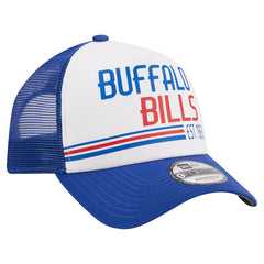 Buffalo Bills New Era Stacked A-Frame Trucker 9FORTY Adjustable Hat