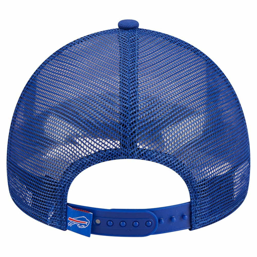 Buffalo Bills New Era Stacked A-Frame Trucker 9FORTY Adjustable Hat