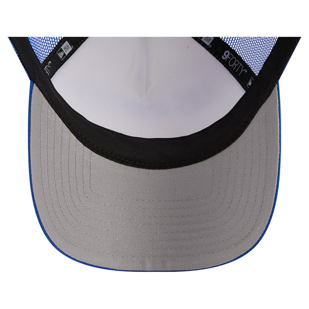 Los Angeles Rams New Era Stacked A-Frame Trucker 9FORTY Adjustable Hat