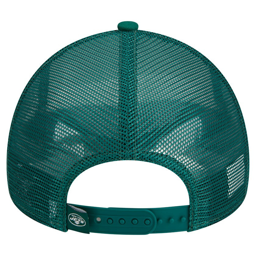 New York Jets New Era Stacked A-Frame Trucker 9FORTY Adjustable Hat