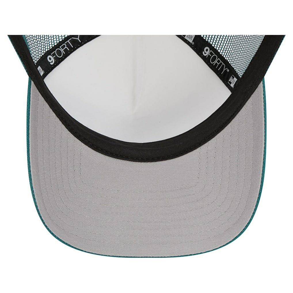 Philadelphia Eagles New Era Stacked A-Frame Trucker 9FORTY Adjustable Hat