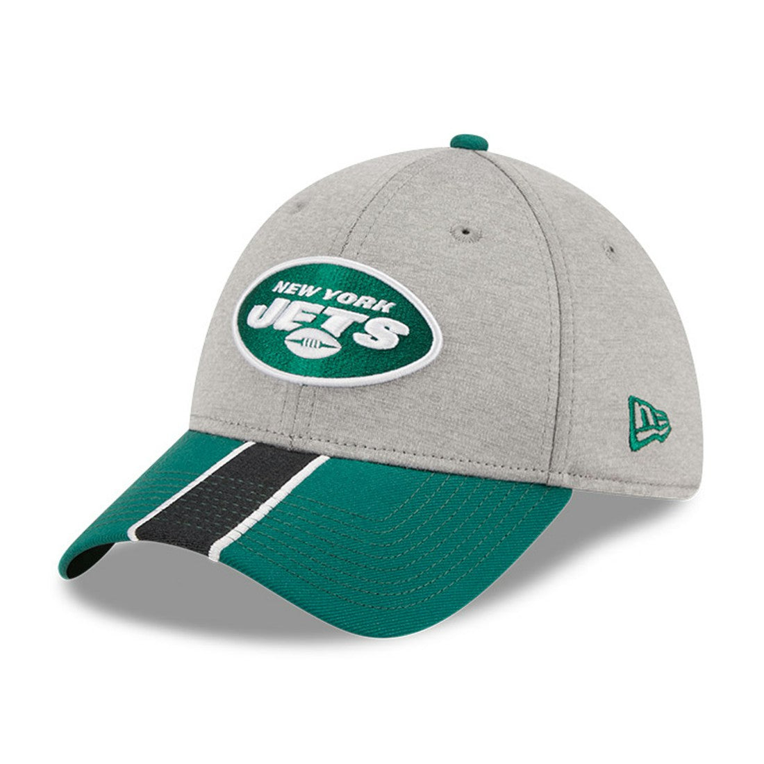 New York Jets New Era Striped 39THIRTY Flex Hat