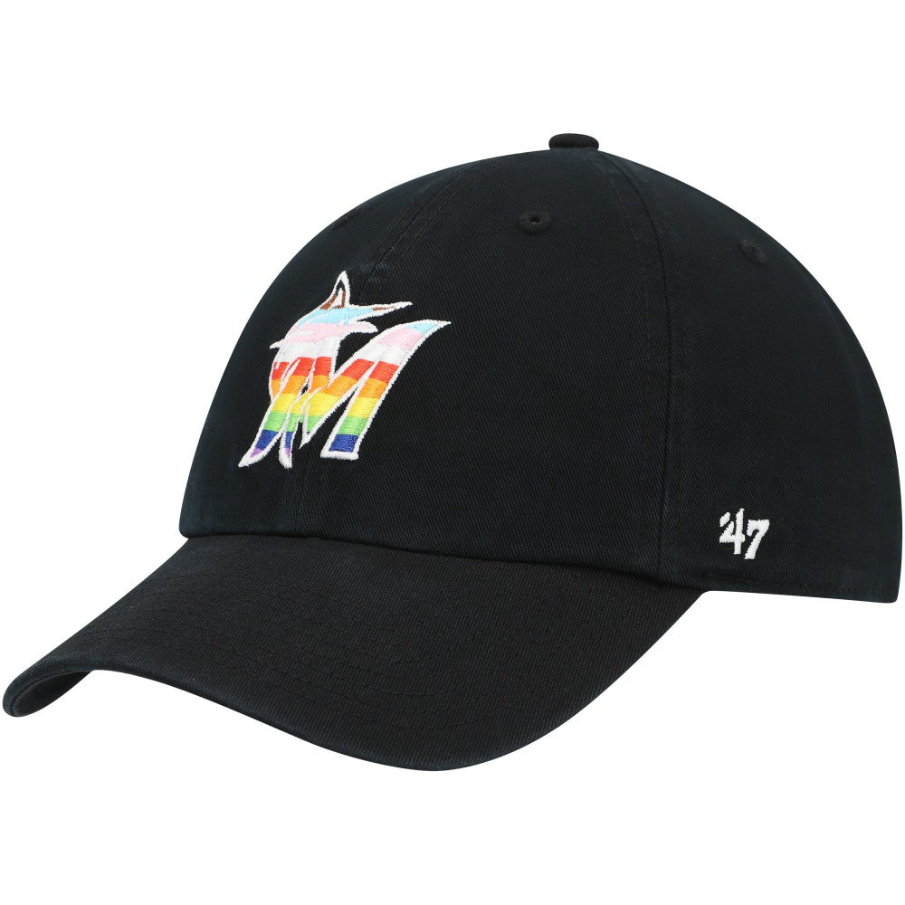 Miami Marlins '47 Team Pride Clean Up Adjustable Hat | MLB US
