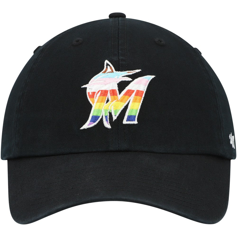Miami Marlins '47 Team Pride Clean Up Adjustable Hat | MLB US