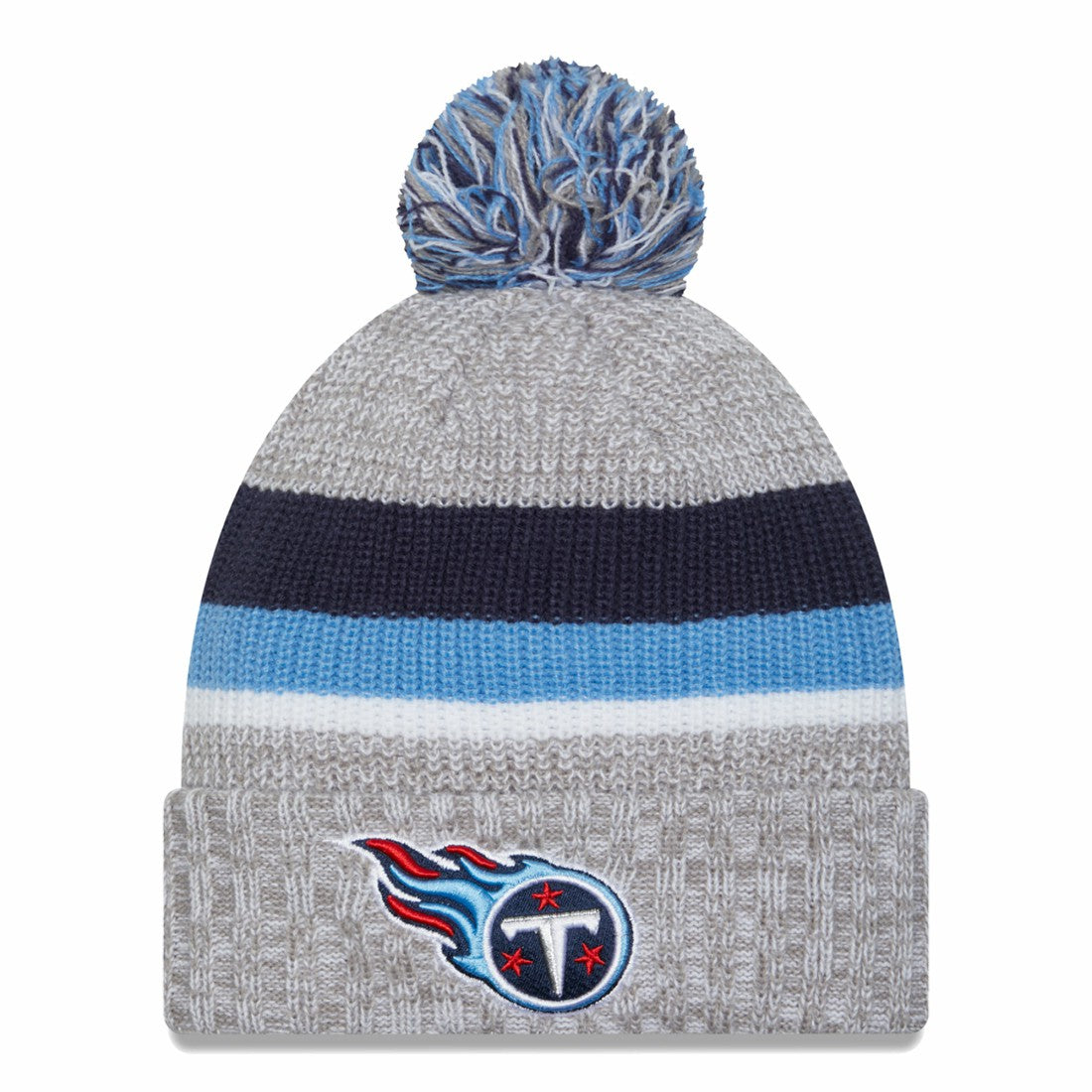 Tennessee Titans New Era Cuffed Knit Hat with Pom