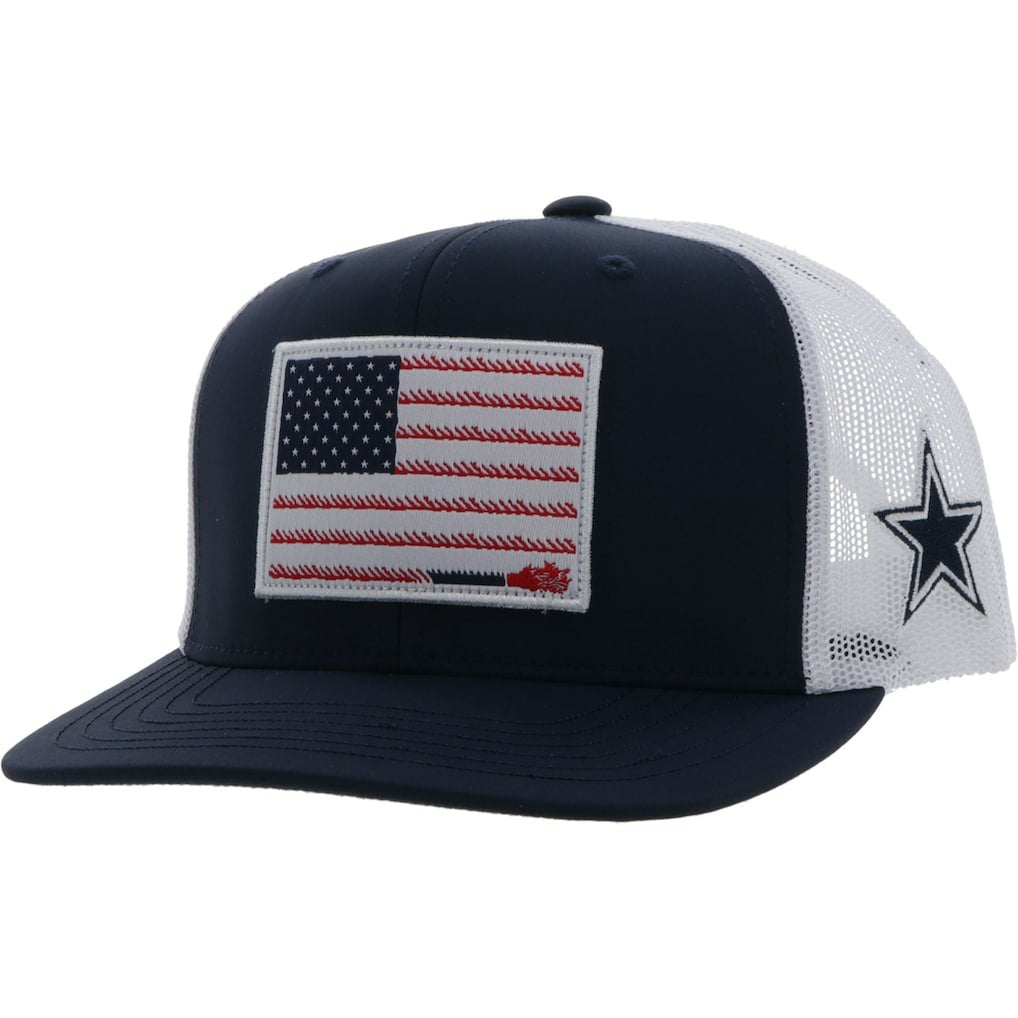 Dallas Cowboys  HOOey Rope Flag Trucker Adjustable Hat