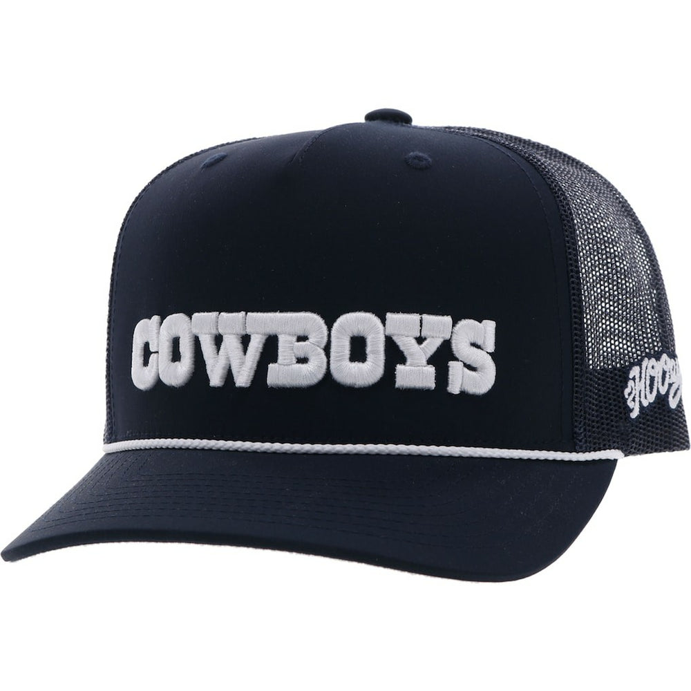 Dallas Cowboys  HOOey Wordmark Rope Trucker Adjustable Hat