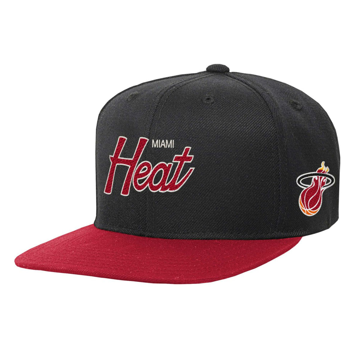 Miami Heat Youth Team Script Snapback Hat Discount
