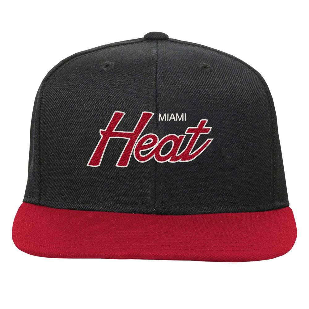 Miami Heat Youth Team Script Snapback Hat Discount