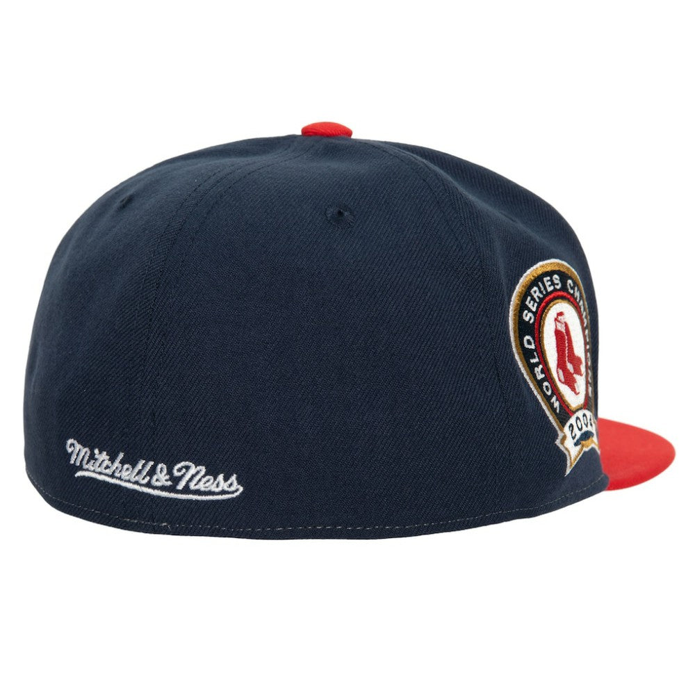 Boston Red Sox Mitchell & Ness Bases Loaded Fitted Hat | MLB Shop