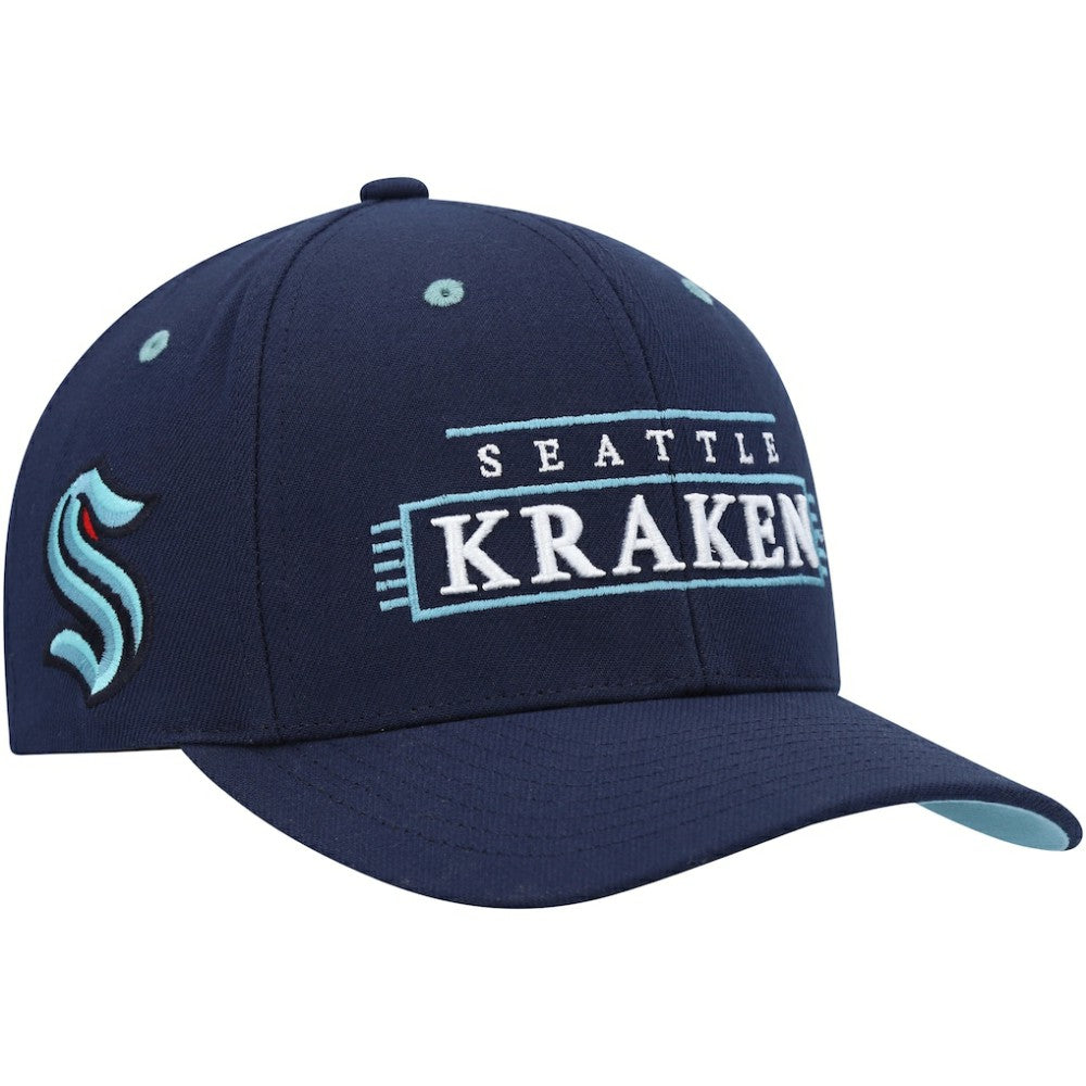 Seattle Kraken Mitchell & Ness LOFI Pro Snapback Hat Sale