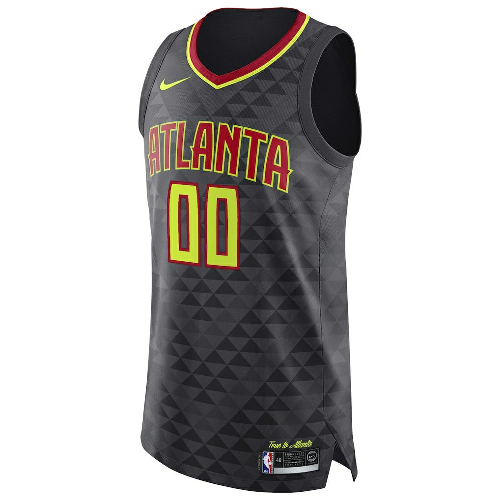 Atlanta Hawks Authentic Custom Jersey Black For Sale