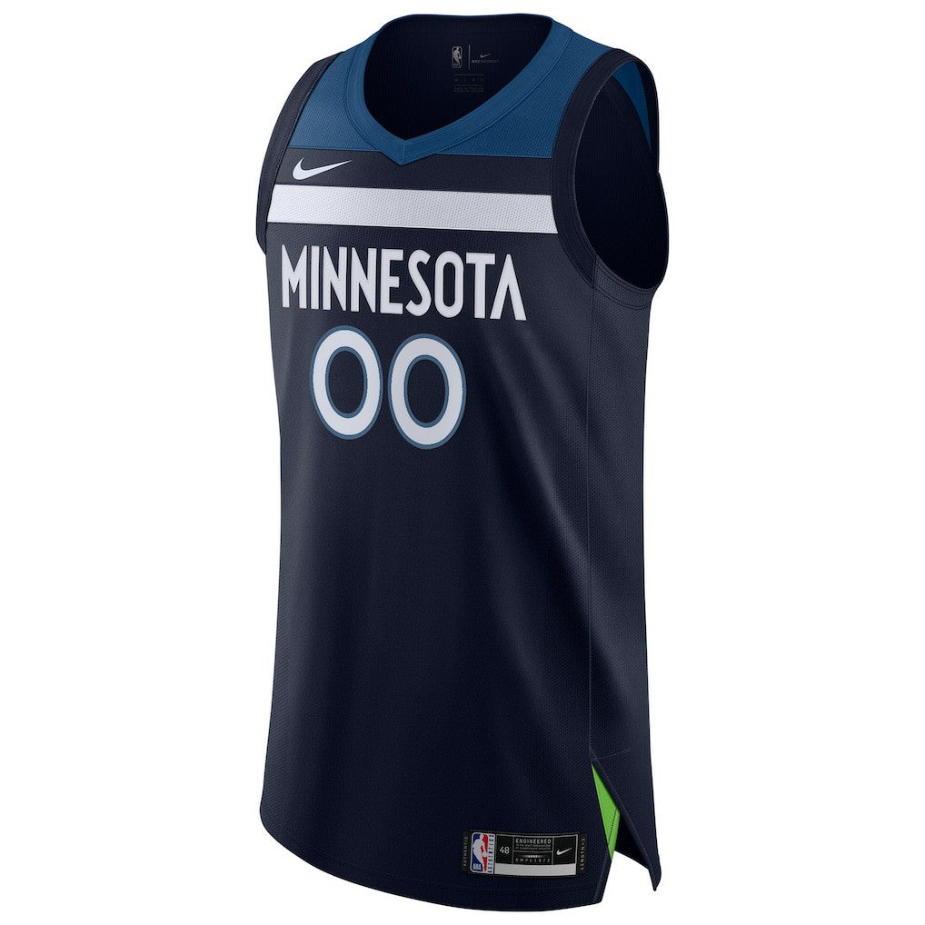 Minnesota Timberwolves Authentic Custom Jersey Navy For Sale