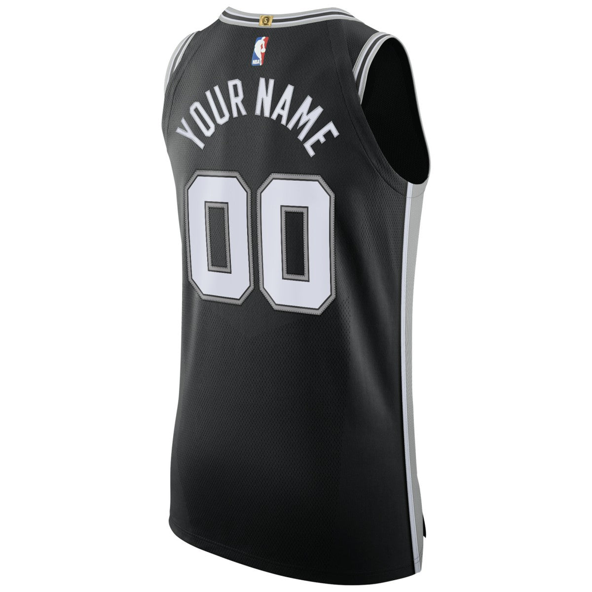 San Antonio Spurs Authentic Custom Jersey Black For Sale