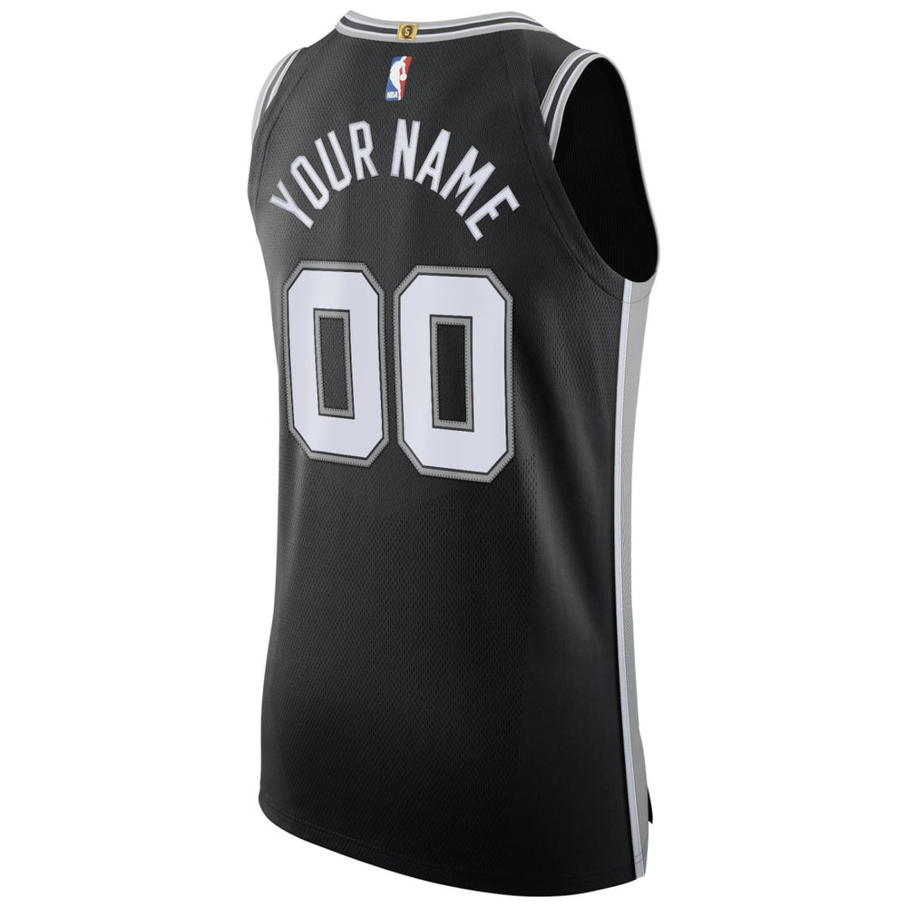 San Antonio Spurs Authentic Custom Jersey Black For Sale