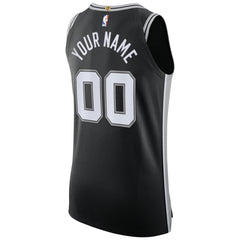San Antonio Spurs Authentic Custom Jersey Black For Sale