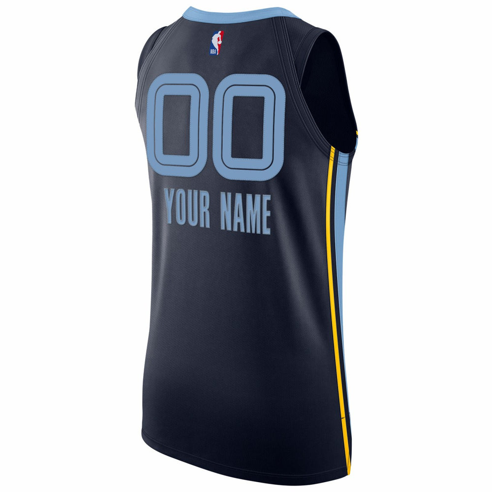 Memphis Grizzlies 2020/21 Authentic Custom Jersey Navy Discount