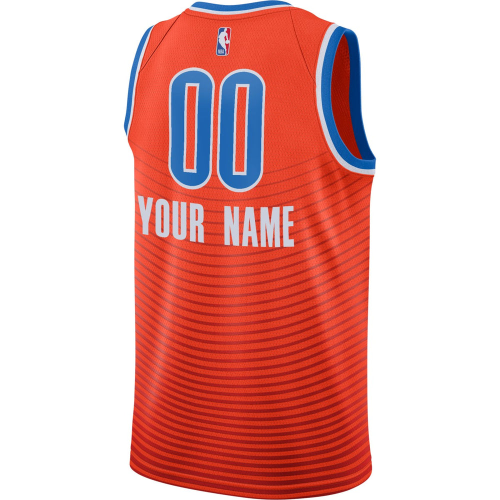 Oklahoma City Thunder Jordan Brand Swingman Custom Jersey For Sale