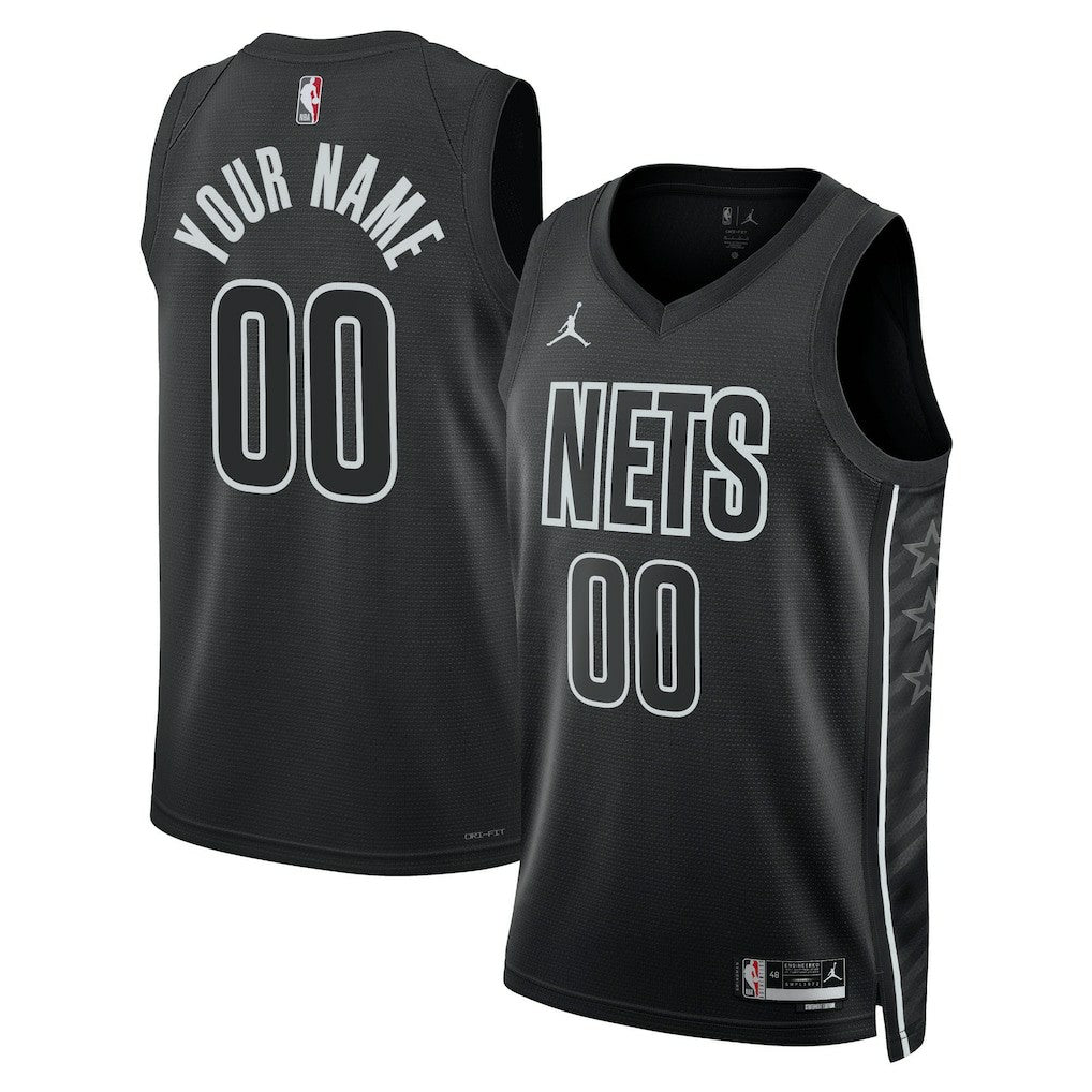 Brooklyn Nets Jordan Brand Unisex 2022/23 Swingman Custom Jersey On Sale