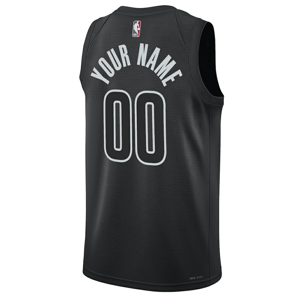 Brooklyn Nets Jordan Brand Unisex 2022/23 Swingman Custom Jersey On Sale
