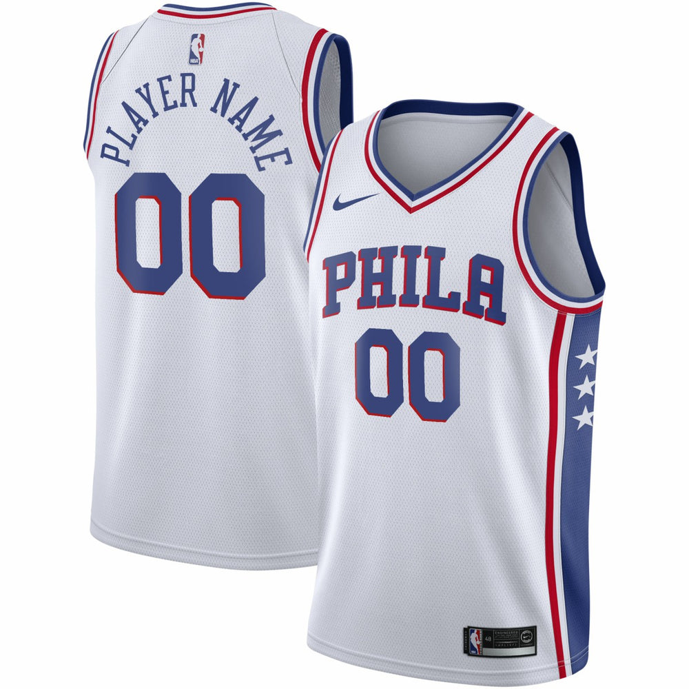 Philadelphia 76ers 2020/21 Swingman Custom Jersey Discount